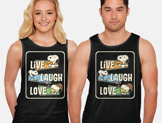 Snoopy Loves To Live And Laugh