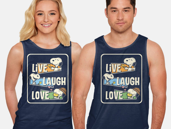 Snoopy Loves To Live And Laugh