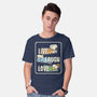 Snoopy Loves To Live And Laugh-Mens-Basic-Tee-turborat14