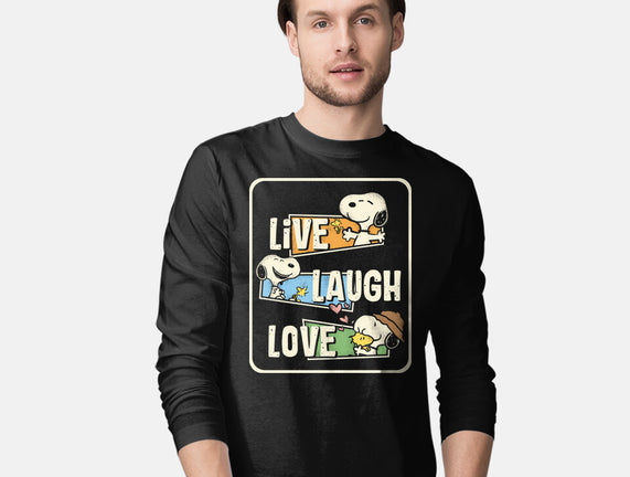Snoopy Loves To Live And Laugh