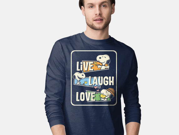 Snoopy Loves To Live And Laugh