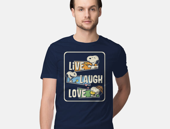 Snoopy Loves To Live And Laugh