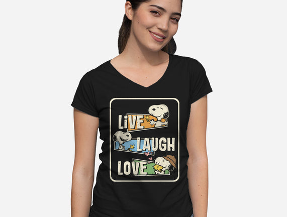 Snoopy Loves To Live And Laugh