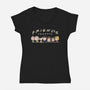 Peanut Friends-Womens-V-Neck-Tee-turborat14