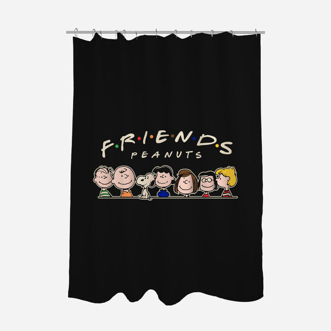 Peanut Friends-None-Polyester-Shower Curtain-turborat14