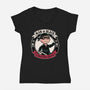 Nutty Pirate-Womens-V-Neck-Tee-P1yu5h