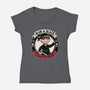 Nutty Pirate-Womens-V-Neck-Tee-P1yu5h