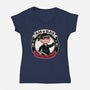 Nutty Pirate-Womens-V-Neck-Tee-P1yu5h