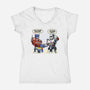 BFF Transform-Womens-V-Neck-Tee-alfbocreative