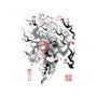 Vessel Of The Cursed King Sumi-e-Womens-Fitted-Tee-Astrobot Invention