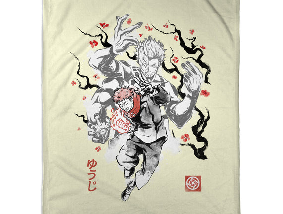 Vessel Of The Cursed King Sumi-e