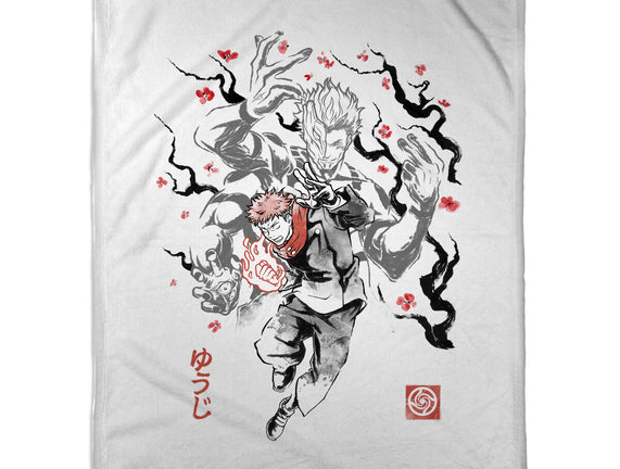 Vessel Of The Cursed King Sumi-e