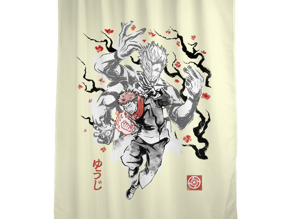 Vessel Of The Cursed King Sumi-e