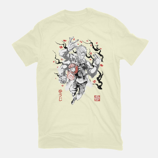 Vessel Of The Cursed King Sumi-e-Mens-Basic-Tee-Astrobot Invention