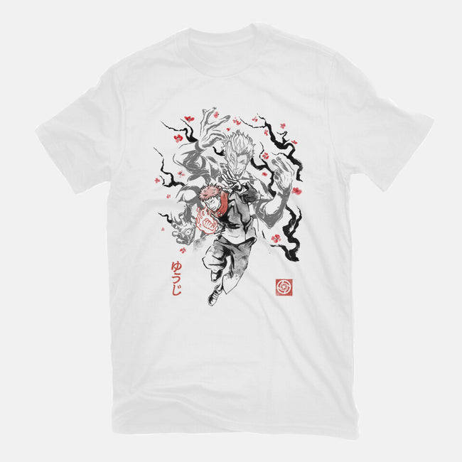 Vessel Of The Cursed King Sumi-e-Unisex-Basic-Tee-Astrobot Invention