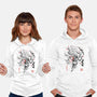 Vessel Of The Cursed King Sumi-e-Unisex-Pullover-Sweatshirt-Astrobot Invention