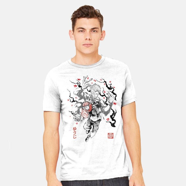 Vessel Of The Cursed King Sumi-e-Mens-Heavyweight-Tee-Astrobot Invention