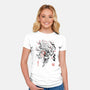 Vessel Of The Cursed King Sumi-e-Womens-Fitted-Tee-Astrobot Invention