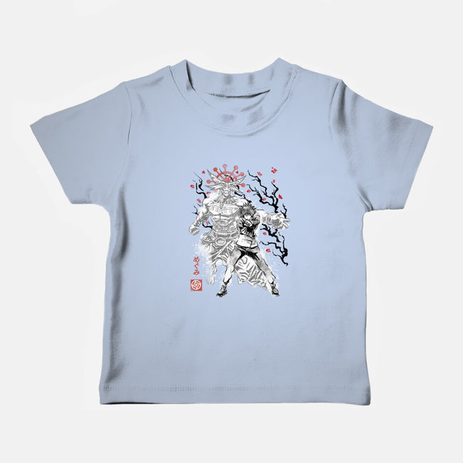 Summoner Of The Shikigami General Sumi-e-Baby-Basic-Tee-Astrobot Invention