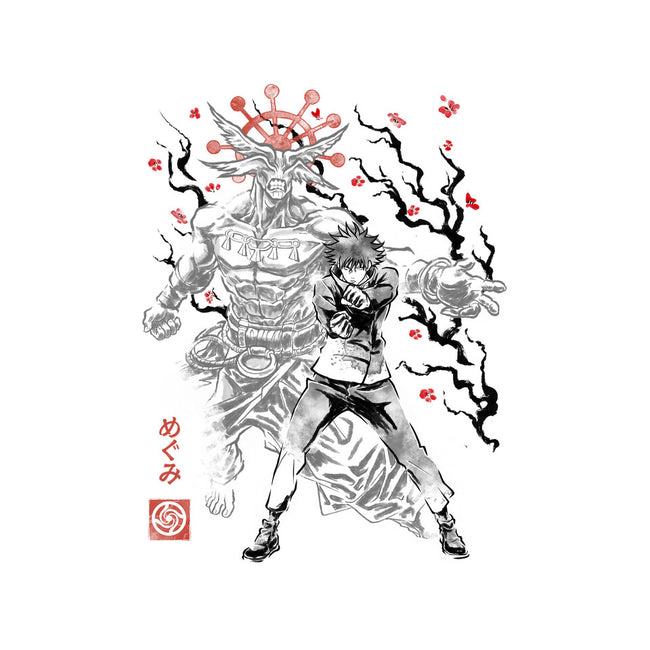 Summoner Of The Shikigami General Sumi-e-Youth-Basic-Tee-Astrobot Invention