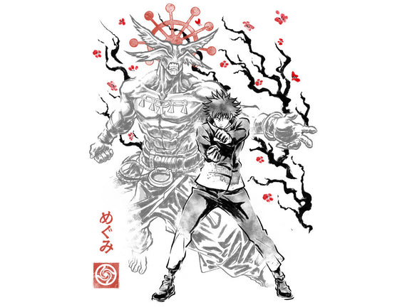 Summoner Of The Shikigami General Sumi-e