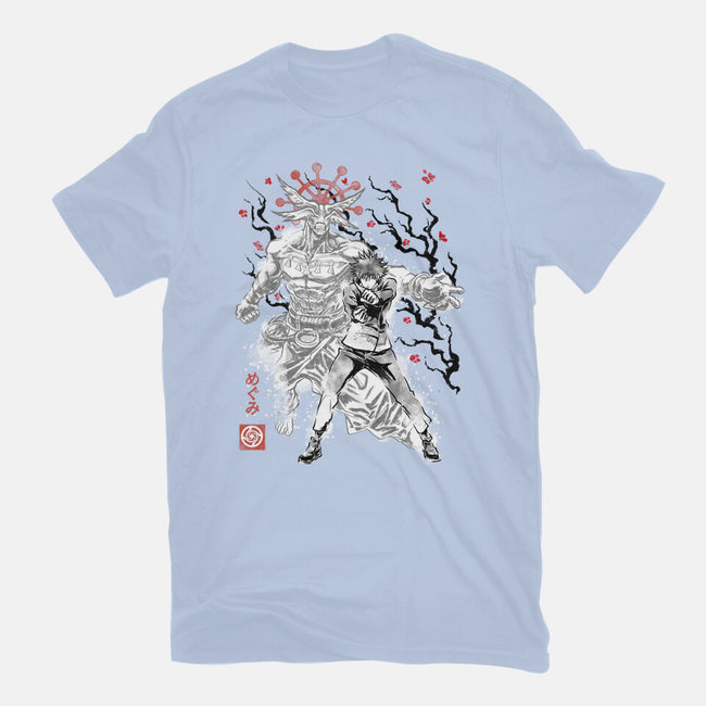 Summoner Of The Shikigami General Sumi-e-Mens-Heavyweight-Tee-Astrobot Invention
