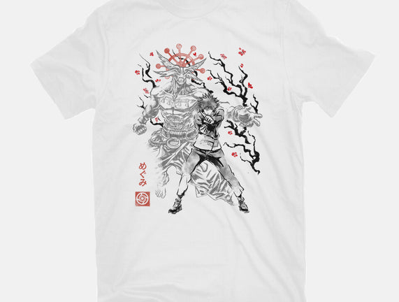 Summoner Of The Shikigami General Sumi-e