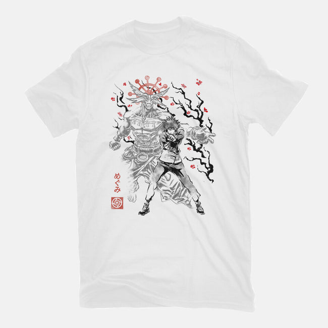 Summoner Of The Shikigami General Sumi-e-Mens-Heavyweight-Tee-Astrobot Invention