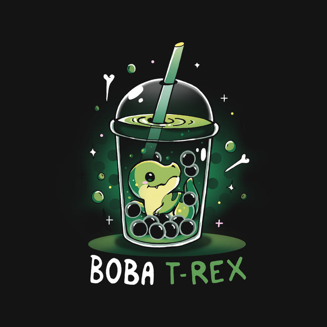 Boba T-Rex-None-Glossy-Sticker-Vallina84