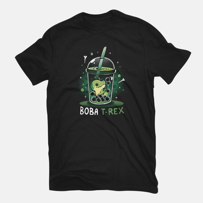 Boba T-Rex-Womens-Fitted-Tee-Vallina84