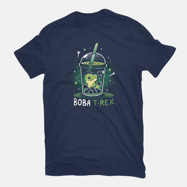 Boba T-Rex-Mens-Basic-Tee-Vallina84