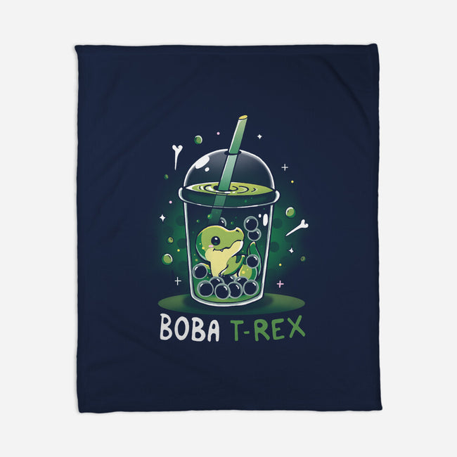 Boba T-Rex-None-Fleece-Blanket-Vallina84