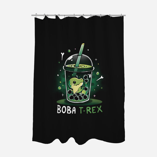 Boba T-Rex-None-Polyester-Shower Curtain-Vallina84