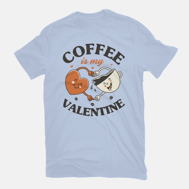 Coffee Is My Valentine-Womens-Fitted-Tee-brunopires
