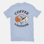 Coffee Is My Valentine-Womens-Fitted-Tee-brunopires
