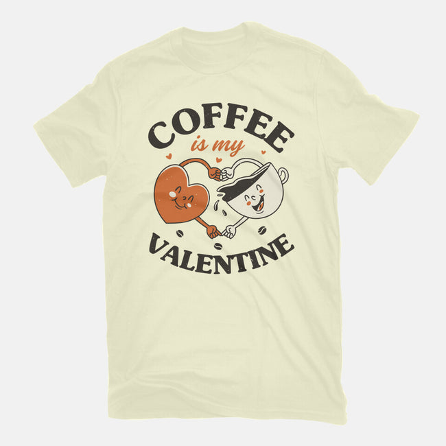 Coffee Is My Valentine-Mens-Basic-Tee-brunopires