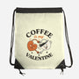 Coffee Is My Valentine-None-Drawstring-Bag-brunopires