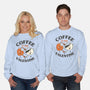 Coffee Is My Valentine-Unisex-Crew Neck-Sweatshirt-brunopires