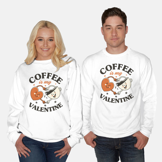 Coffee Is My Valentine-Unisex-Crew Neck-Sweatshirt-brunopires