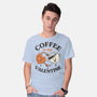 Coffee Is My Valentine-Mens-Basic-Tee-brunopires