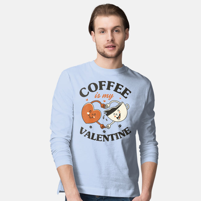 Coffee Is My Valentine-Mens-Long Sleeved-Tee-brunopires