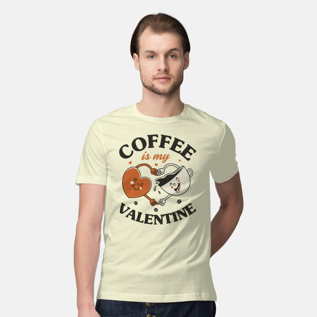 Coffee Is My Valentine-Mens-Premium-Tee-brunopires