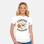 Coffee Is My Valentine-Womens-Fitted-Tee-brunopires