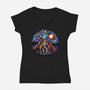 A Starry Universe-Womens-V-Neck-Tee-glitchygorilla