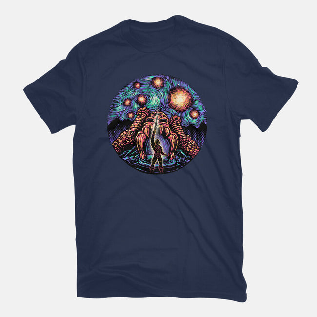 A Starry Universe-Unisex-Basic-Tee-glitchygorilla