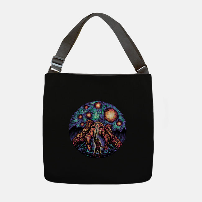 A Starry Universe-None-Adjustable Tote-Bag-glitchygorilla