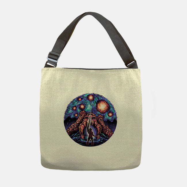 A Starry Universe-None-Adjustable Tote-Bag-glitchygorilla