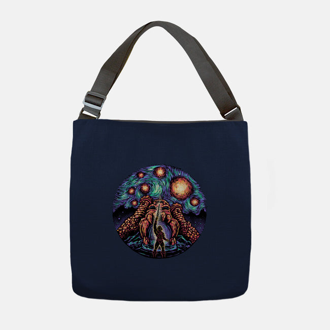 A Starry Universe-None-Adjustable Tote-Bag-glitchygorilla