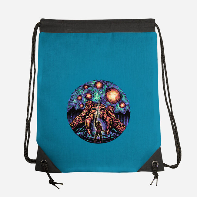 A Starry Universe-None-Drawstring-Bag-glitchygorilla