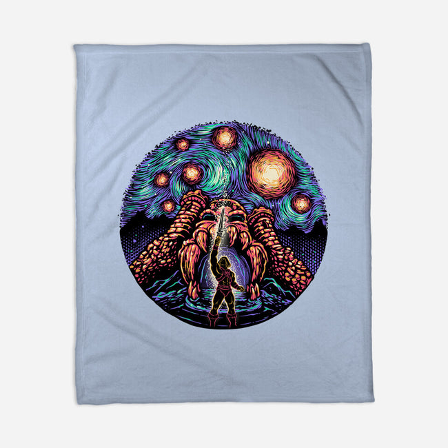 A Starry Universe-None-Fleece-Blanket-glitchygorilla